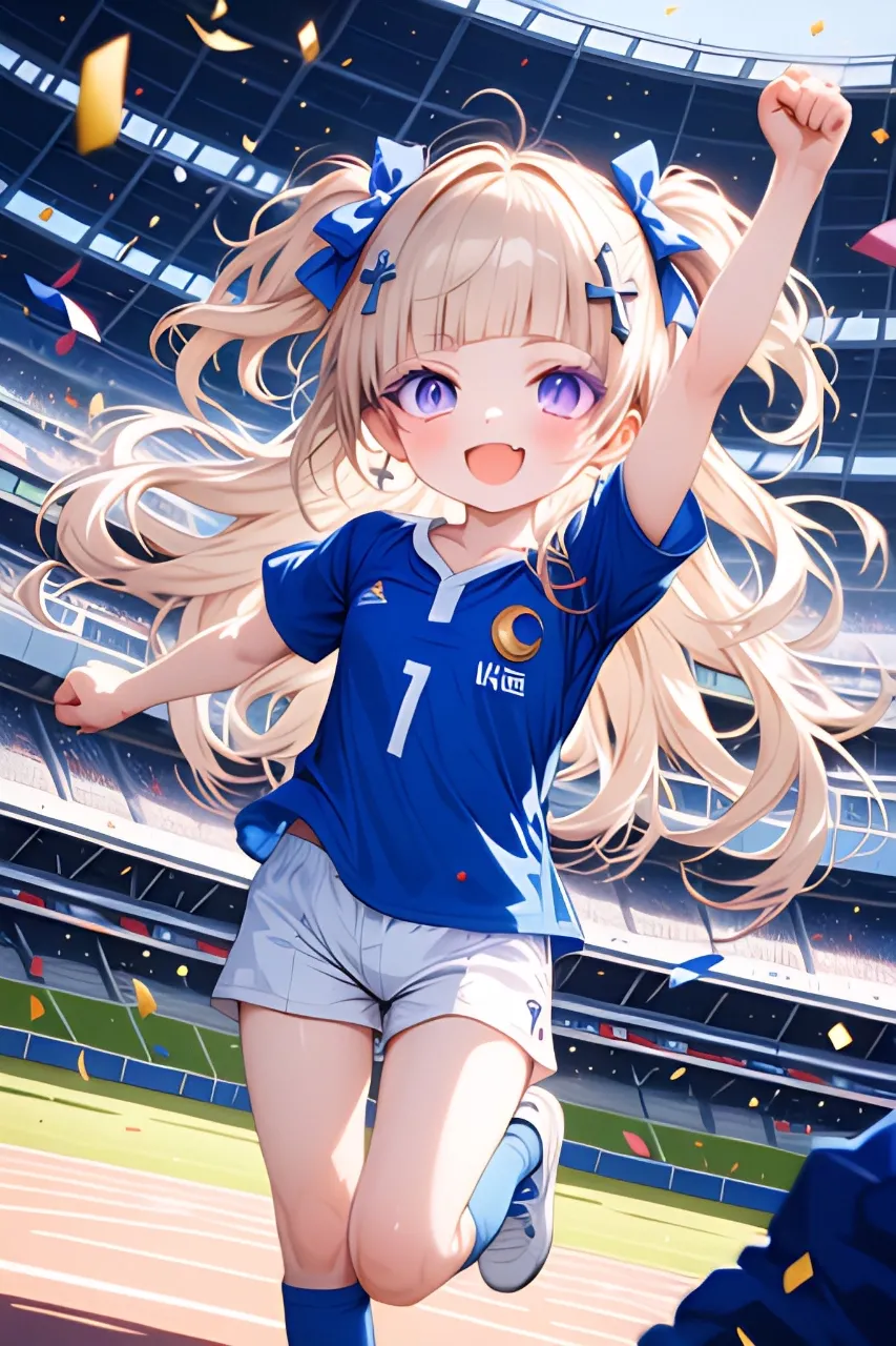 ちびっこ⚽️セレブレーション！…DaysAIうちの娘りんた