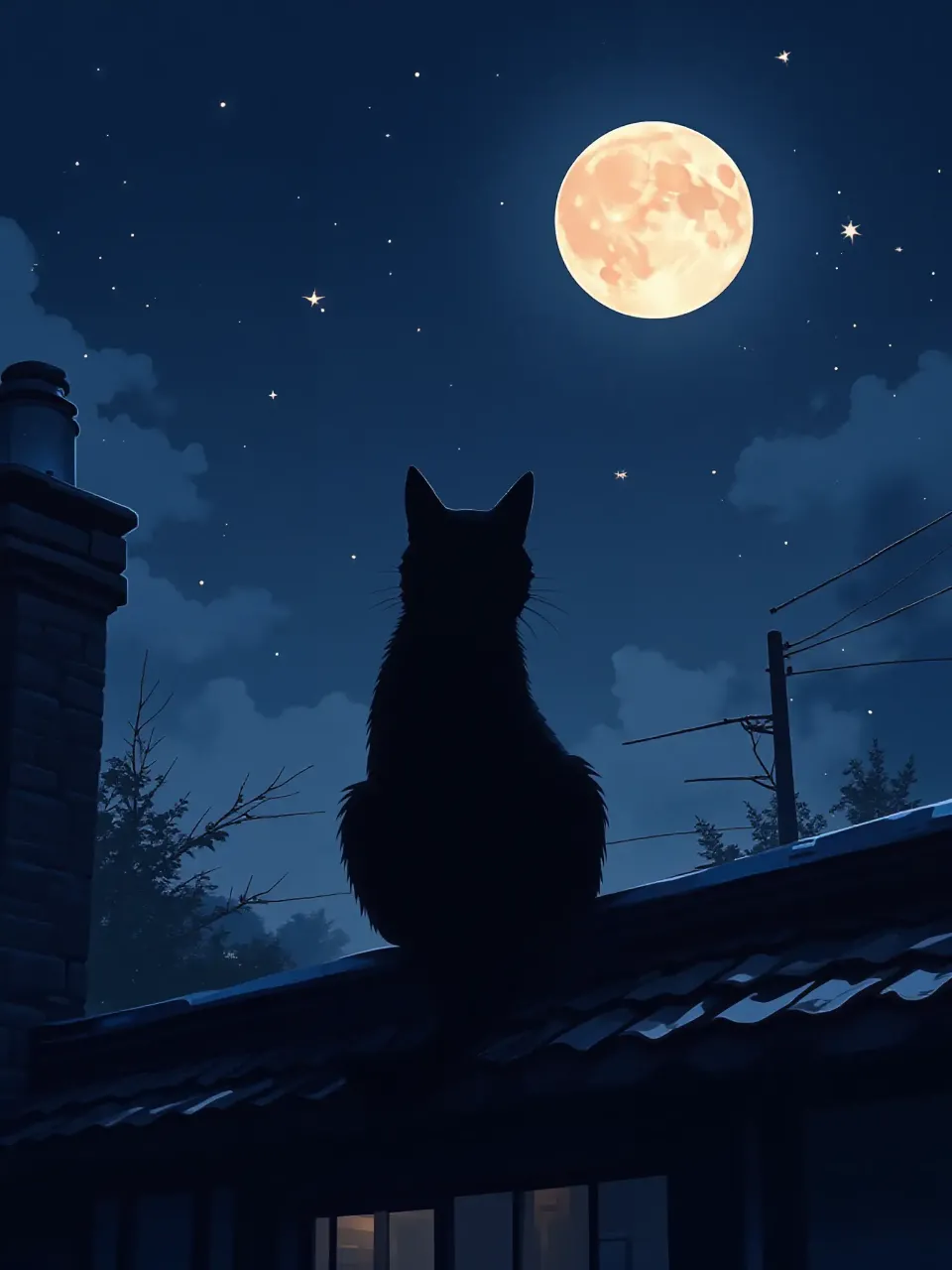 月に暴かれた黒猫