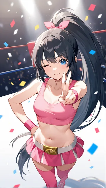 アイドルプロレスラーの勝利