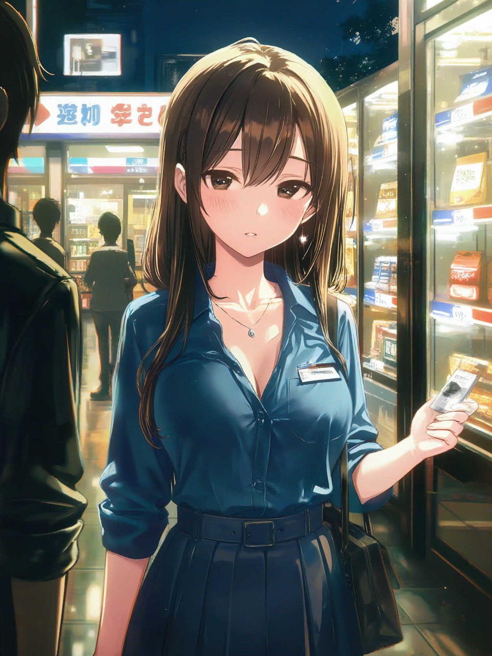 夜の街で待ち合わせ