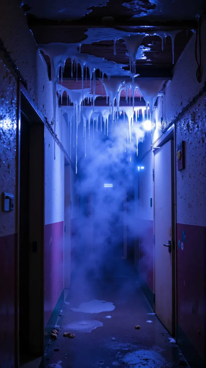 foggy and sticky apartment — uzoさんのAIイラスト