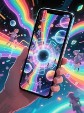 指先から広がる宇宙