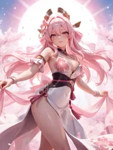 桜異世界 — ぱとぽさんのAIイラスト