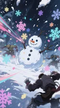 雪だるま無双　（ダイヤモンドダスト！）