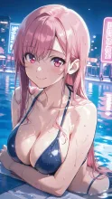 真夏のナイトプール·ネオン輝く夜のプール の受賞作品