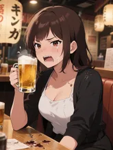 失恋💔ヤケ酒🍻（2picture）