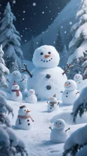 雪だるまの国