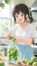 S 青梅の季節、笑顔を詰めて