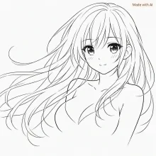 線だけの世界·塗らずに描く の投稿作品