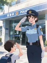 画像生成チャレンジ·お巡りさん の投稿作品
