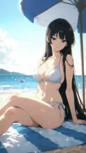 日傘の似合う美人·夏の午後の麗人 の投稿作品