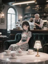 昭和レトロの喫茶店