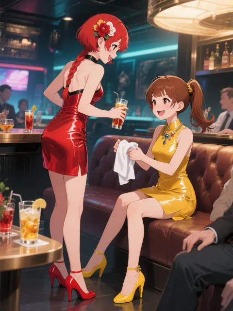 双子と夜のお店