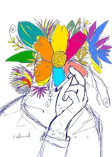 Flower human