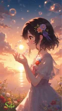 夕日さん捕まえた