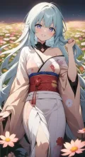 E　ふわり、単衣の肩