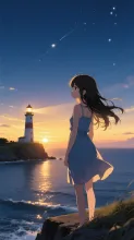 灯台の見える岬·初夏チャレンジ の投稿作品