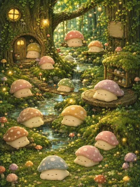 キノコの森