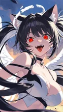 🐈異世界ツインテちゃん闇堕ち堕天使ver🪽 — 天使・エンジェルのAIイラスト|SUPPART