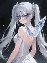 キラキラ装飾の仮面少女