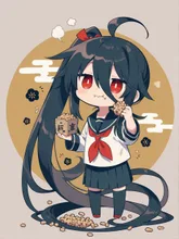 もぐもぐ( "´༥`" )