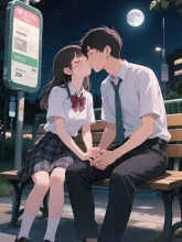 月だけが知ってる私達の秘密…🥰