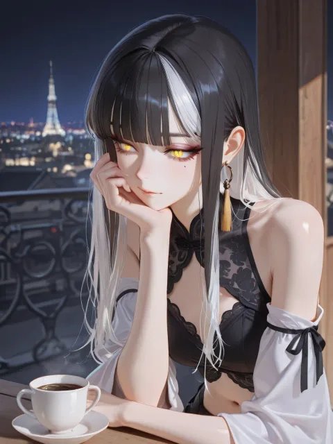 月明かりのカフェ