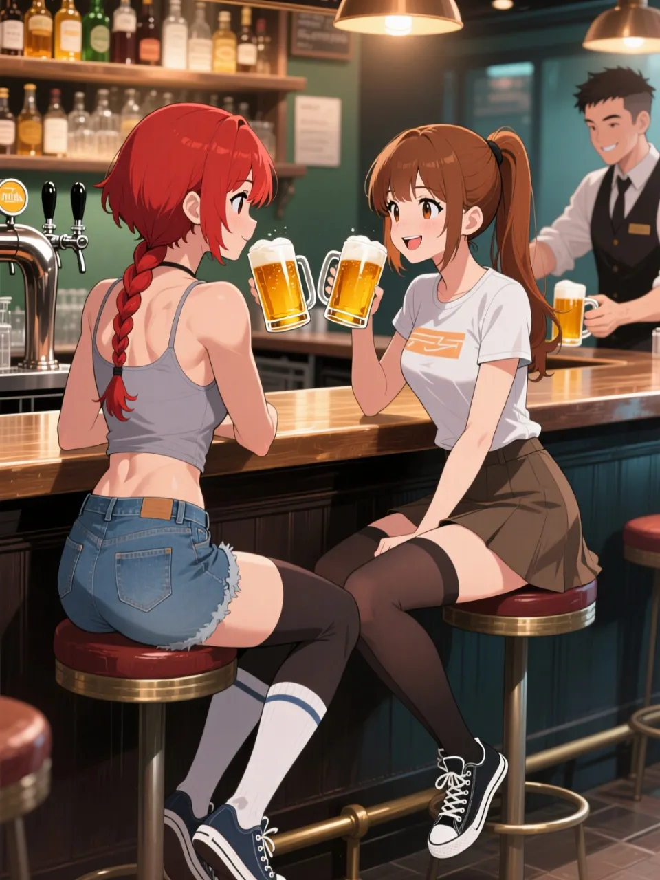 ほろ酔いの双子