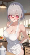 エプロン姿·素肌に結ぶ紐 の受賞作品