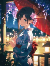 夜の藤棚
