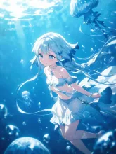 クラゲ娘·ゆらめく深海の秘密 の投稿作品