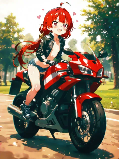 暴走族、特攻服、バイク