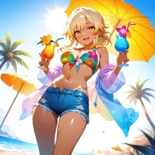 夏ギャルの休日·夏チャレンジ の投稿作品