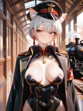 軍服の少女·軍帽とマントの誓い の投稿作品