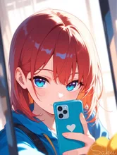自撮り — 咲さんのAIイラスト