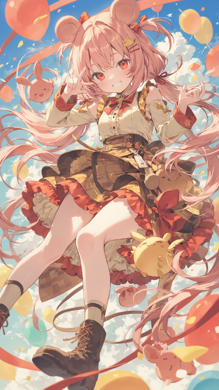 ️️️️️️⛅️🎈✌️ — 白華【はっか】さんのAIイラスト