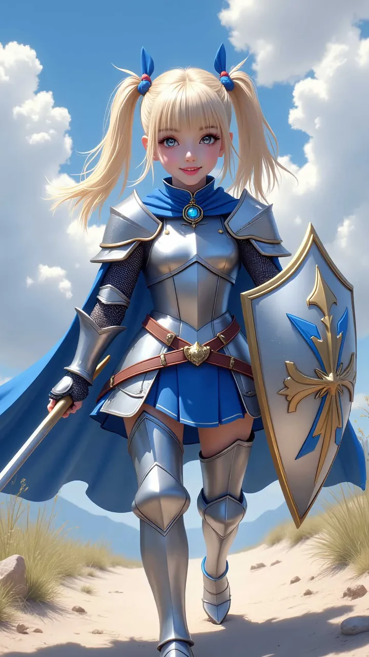 異世界の女聖騎士 — カオス世界さんのAIイラスト