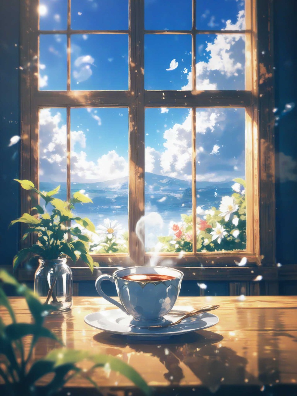 朝活☕️ — エブリ神さんのAIイラスト