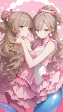 美しい人魚の姉妹 — 🎀AI🎀さんのAIイラスト