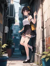 画像生成チャレンジ·路地 の投稿作品