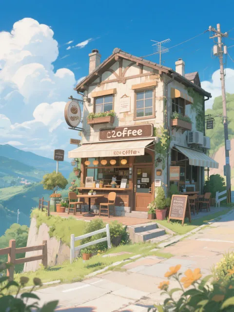 ひそかに佇む喫茶店