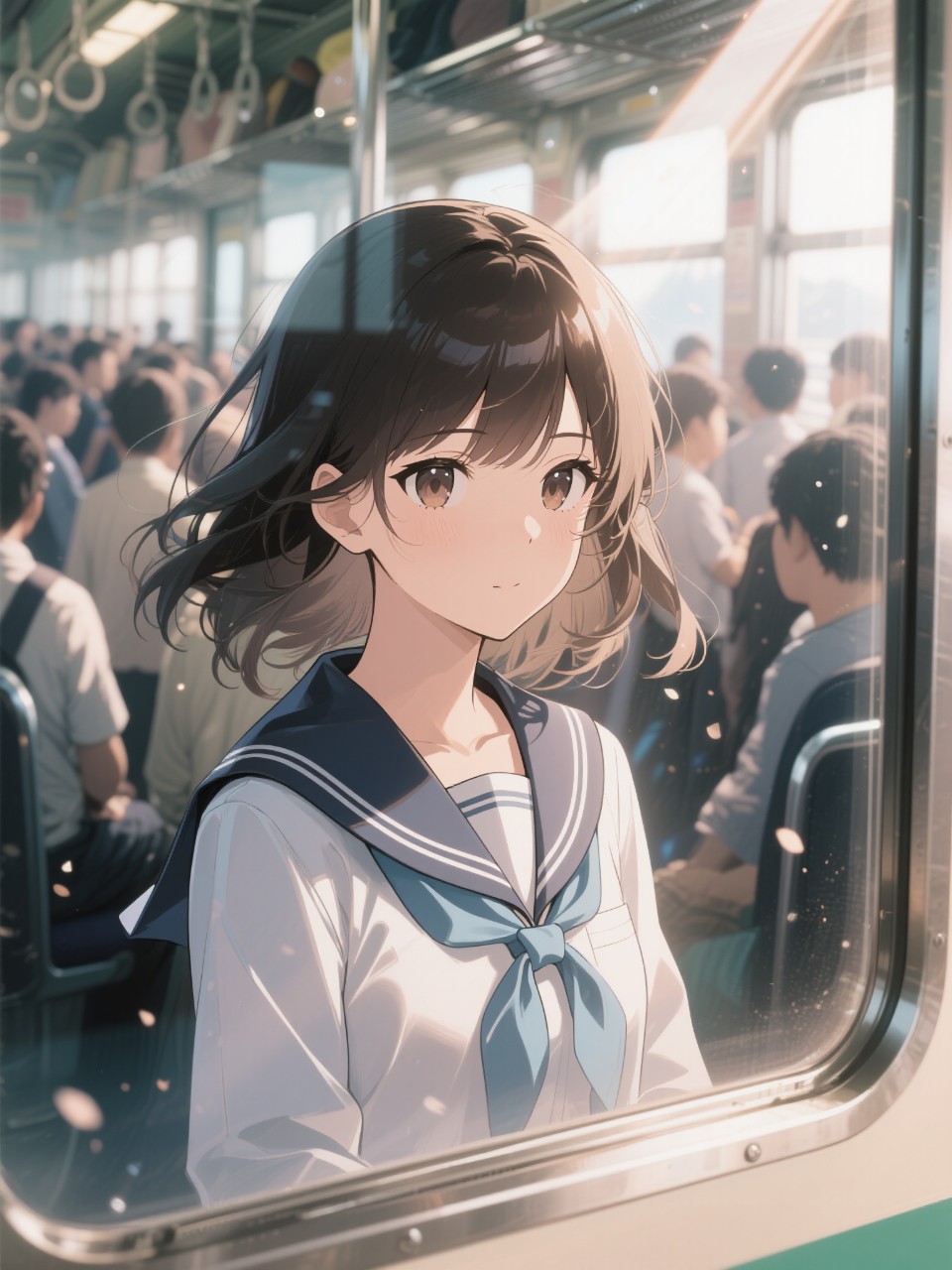 高精度アニメ - 朝の満員電車 / はると
