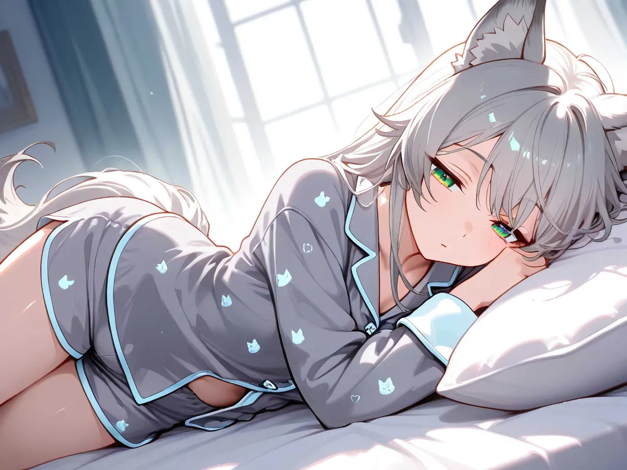 まだっ...寝たい....。 — パランさんのAIイラスト