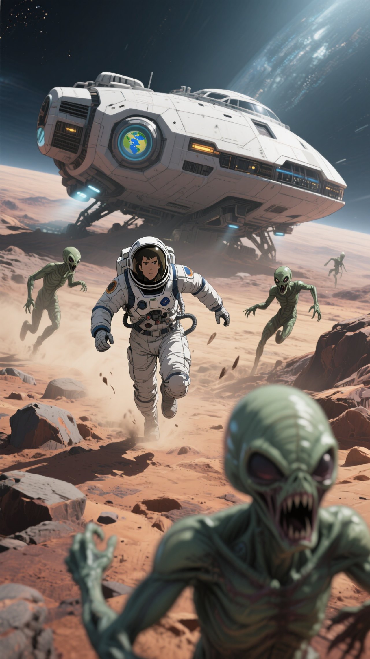 ギャー―――宇宙人が来たぞー――