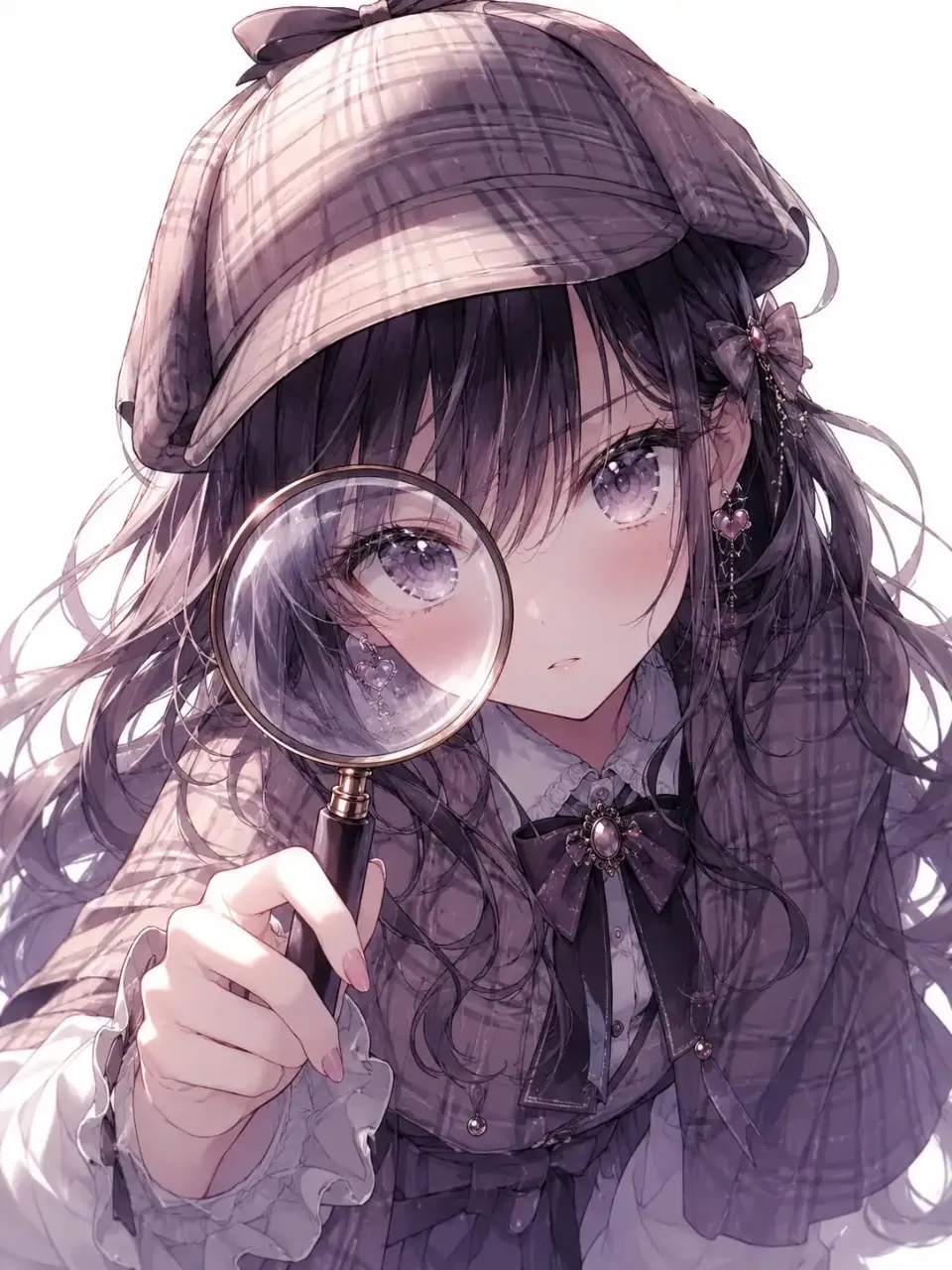 ジーッ🔍 — ぴつさんのAIイラスト