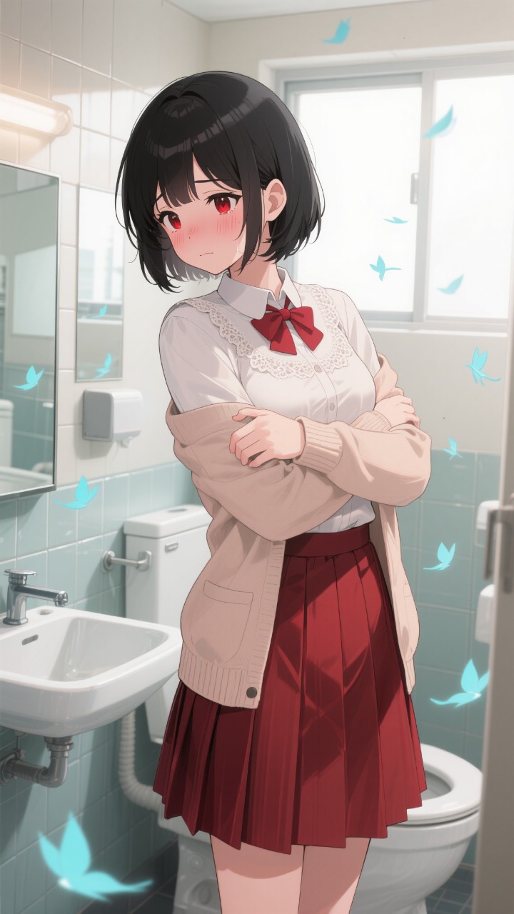 「統合された学校に来たけど…落ち着かないわ……」