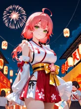 夏祭りでもみこちはみこち