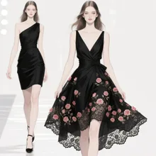 ファッションデザイナーとして脚光を浴びる🌹バラ色の日々 (4枚組) — necoromeさんのAIイラスト