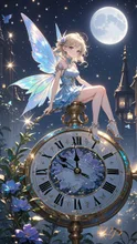月夜に照らされて