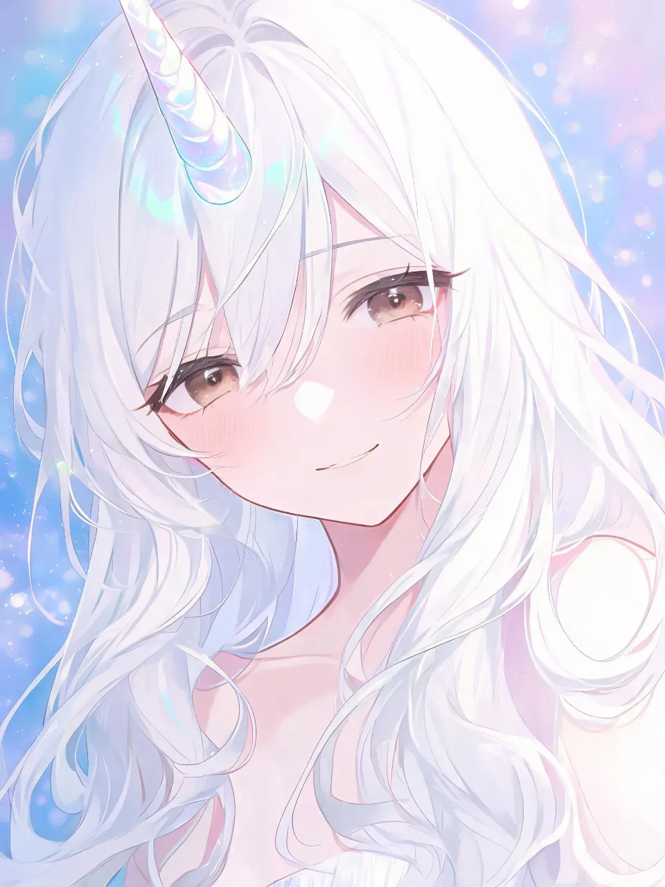 白髪のユニコーン